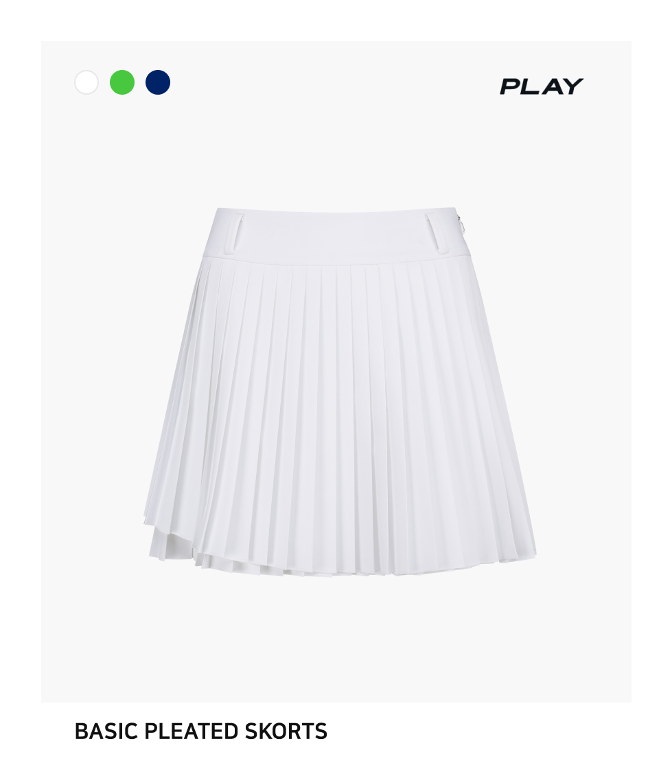 BASIC PLEATED SKORTS